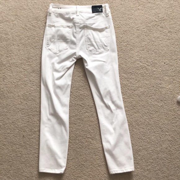 American eagle size 0 white ripped jeans - Picture 3 of 4